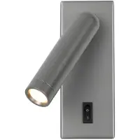 ITALUX Applique LED 2,5W avec spot et interrupteur NOVA WL-46376-1-GR