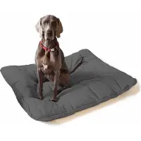 Markenlos Coussin en plumes pour chien Elegant, gris foncé, 130 x 100 cm, Maxy-CS-Grigio SCURO-130X100