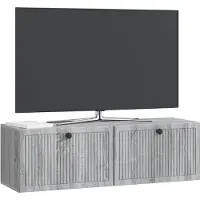 vidaXL Meuble TV mural , gris Sonoma, 98 x 31 x 30 cm
