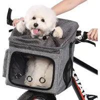 OEM Siège électrique pour chien - Siège pour chien à vélo - Siège pour chien à vélo - Siège avant pour chien à vélo - Sac avant pour chien à vélo - Siège électrique pour chien à vélo