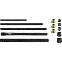 Ks Tools Jeu de tirants, d'écrous à collerette, d'adaptateurs, 13 pièces ( 440.0040 )