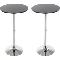 CLP set de 2 tables hautes rondes Ø 60 cm