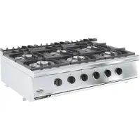 CombiSteel Table de cuisson à gaz Base 700 6 feux