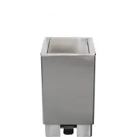 Saro Poubelle en acier inoxydable 60 L, Apollo