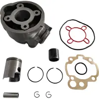 Blast Minarelli Am6 Engines Cast Iron 40 Mm Cylinder Kit Argenté