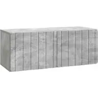vidaXL Meuble TV mural 78,5 x 31 x 30 cm Gris béton