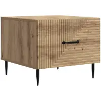 vidaXL Table basse en chêne Artisan 49 x 50 x 40 cm, bois d'ingénierie