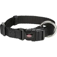 Trixie Premium Collier, S¿M: 30¿45 Cm/15 Mm, Noir - 20151
