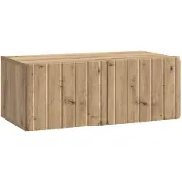 vidaXL Meuble TV mural en chêne Artisan, 78,5 x 41 x 30 cm