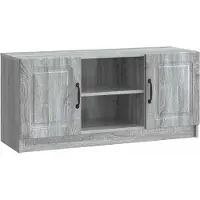 vidaXL Meuble TV , gris Sonoma, 102 x 34,5 x 47 cm, aggloméré