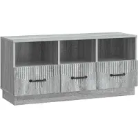vidaXL Meuble TV , gris Sonoma, 102 x 34,5 x 47 cm, aggloméré