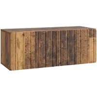 Syfax Meuble TV mural 78,5 x 31 x 30 cm Bois ancien Bois d'ingénierie