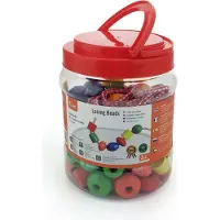 Vigatoys Viga Perles à lacer 90pcs Viga 58304