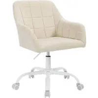 OEM Chaise de bureau ergonomique Rootz - Chaise de bureau - Chaise pivotante - Tissu respirant - Réglable en hauteur - 58 cm x (77-85) cm x 60,5 cm