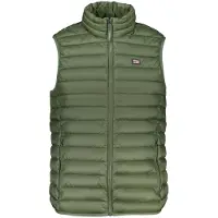NORWAY 1963 Gilet vert sans manches pour homme, avec poches et application - Norvège 1963