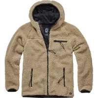 Brandit Veste en polaire camel