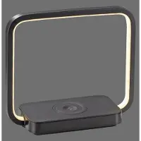 JUST LIGHT OMARI LED Tischleuchte Warmweiss Dimmbar 2,5W schwarz 11019-18