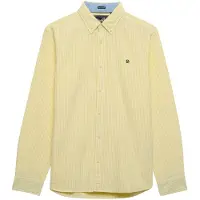 Superdry Preppy Oxford Long Sleeve Shirt Jaune S Homme