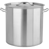 TRIZERATOP Marmite professionnelle HIGH 45x45cm 71 litres avec couvercle