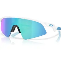 Oakley - Lunettes de soleil - Resistor Sweep Polished White Prizm Sapphire - Blanc