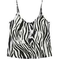 Vero Moda Haut 'VMMYMILO' gris clair / noir