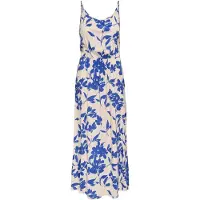 JDY Robe d’été 'JDYSEZEN' crème / bleu