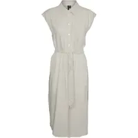 Vero Moda Robe-chemise 'VMMYMILO' gris argenté