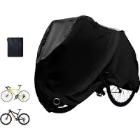 OEM Casques de vélo, casques de vélo 210D, casque de vélo imperméable avec cadenas et sacoche, protection solaire et résistant aux déchirures, noir, L [190 × 65 × 100 cm]
