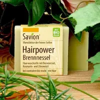 SAVION Savon pour les cheveux - Hairpower ortie 80g paquet de 5