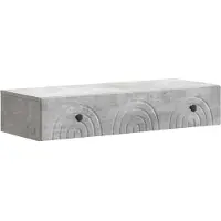 Syfax Table d'appoint murale, gris béton, 87,5 x 34,5 x 17 cm
