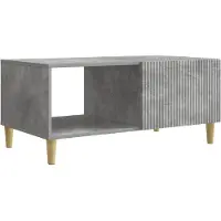 Syfax Table basse Gris béton 90 x 50 x 40 cm Bois d'ingénierie