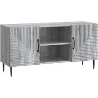 Syfax Meuble TV Sonoma gris 102 x 34,5 x 50 cm Bois d'ingénierie