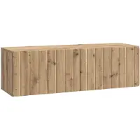 Syfax Meuble TV mural 98 x 31 x 30 cm Chêne artisanal