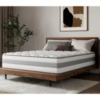 HOMAVO Matelas HOM Plus 90 x 200 cm, 25 cm, atelas à ressorts ensachés 7 zones, H3/H4, orthopédique