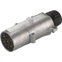 Hella Connecteur , 7 pôles, 24V, conforme à la norme DIN 72579/Euro-Zug