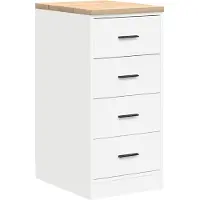 Syfax Armoire de rangement pour le garage Blanc 40x51x85 cm Pin massif