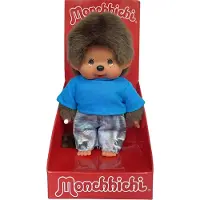 Monchhichi Jeans garçon avec T-shirt | 20 cm | Poupée | Fashion