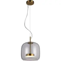 ITALUX Lampe suspendue LED 10W CASTE PND-17760A-BRSS-CL