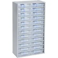 Allit 464810 Magasin pour petites pièces VarioPlus ProM 57/48 (L x H x P) 300 x 565 x 140 mm Argent 1 pce (464810)
