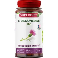 SuperDiet Chardon Marie Bio Protection du Foie - 10% avec le code: 926CE 90 pc(s) Capsule(S)