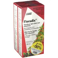 Salus Floradix Élixir de Fer 2e -50% 2x500 ml