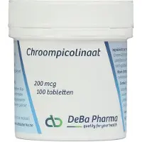 Deba Picolinate de chrome 200 mcg chrome 100 pc(s) Comprimé(S)