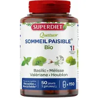 SuperDiet Quaturo Sommeil Paisible Bio 150 pc(s) Capsule(S)
