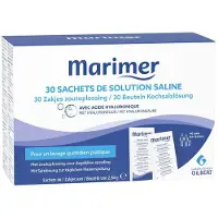 Marimer 30 Sachets de Sels Minéraux Nasal pour Lavage de Nez, Rhinite, Allergie 30 pc(s) Sachet(S)