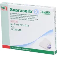 Lohmann & Rauscher Suprasorb X KP PHMB Stérile 5 x 5cm 20540 5 pc(s) Bandage(S)