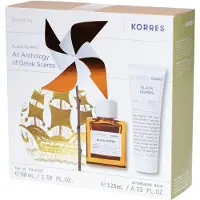 Korres Coffret Cadeau Poivre Noir Eau de Toilette + Baume Après-Rasage 50+125 ml Set(S)