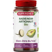 SuperDiet Radis Noir - Artichaut Bio 90 pc(s) Capsule(S)