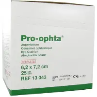 Lohmann & Rauscher Pro-ophta Coussin oculaire 6,2 x 7,25 cm 25 pc(s) Compresses