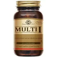 Solgar Multi I - Multivitamine - Réduction de la Fatigue - Fer, Magnésium, Vitamines, Zinc, Minéraux - Vitalité et Energie - Flacon de 30 comprimés 30 pc(s) Comprimé(S)