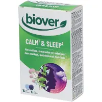 Biover Calm & Sleep 2x15 pc(s) Dragée(S)